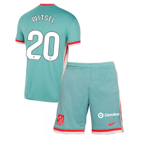 Dres Atletico Madrid Axel Witsel #20 Gostujuci za djecu 2024-25 Kratak Rukav (+ kratke hlače)